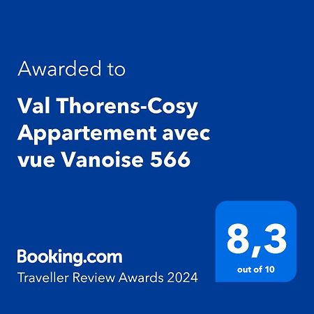 Val Thorens-Cosy Appartement Avec Vue Vanoise 566 Exterior photo